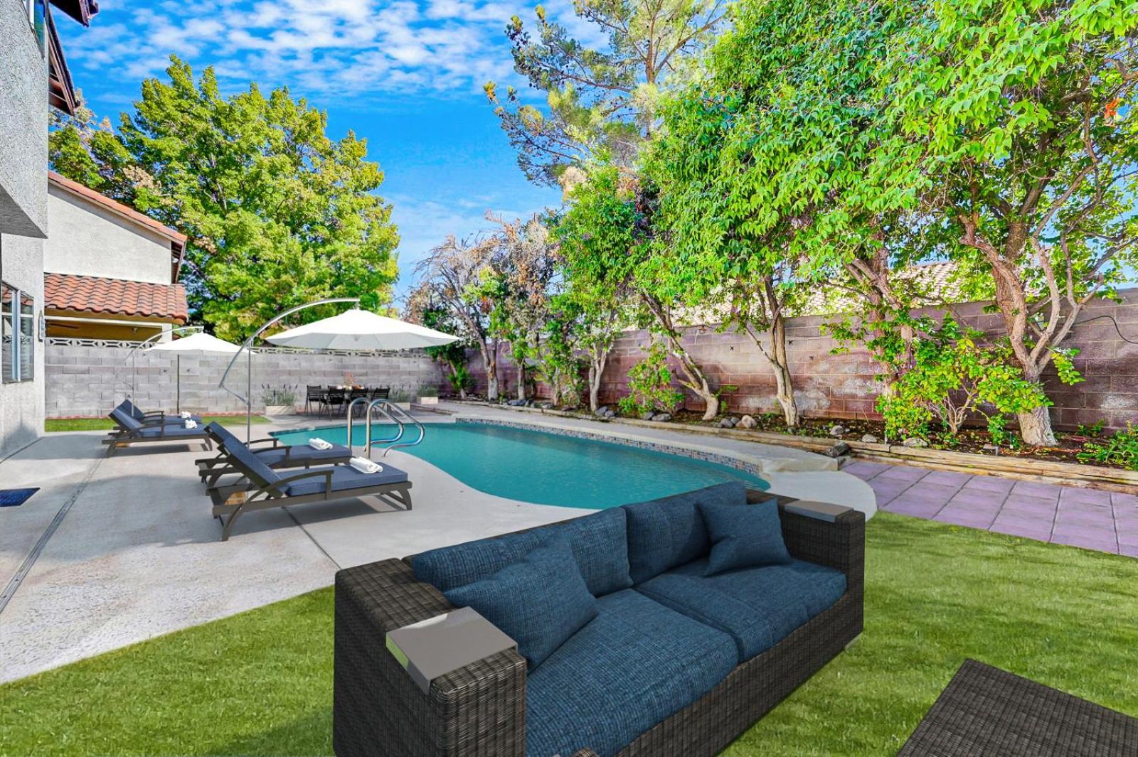 Bright Fun Spacious Home With Pool Λας Βέγκας Εξωτερικό φωτογραφία